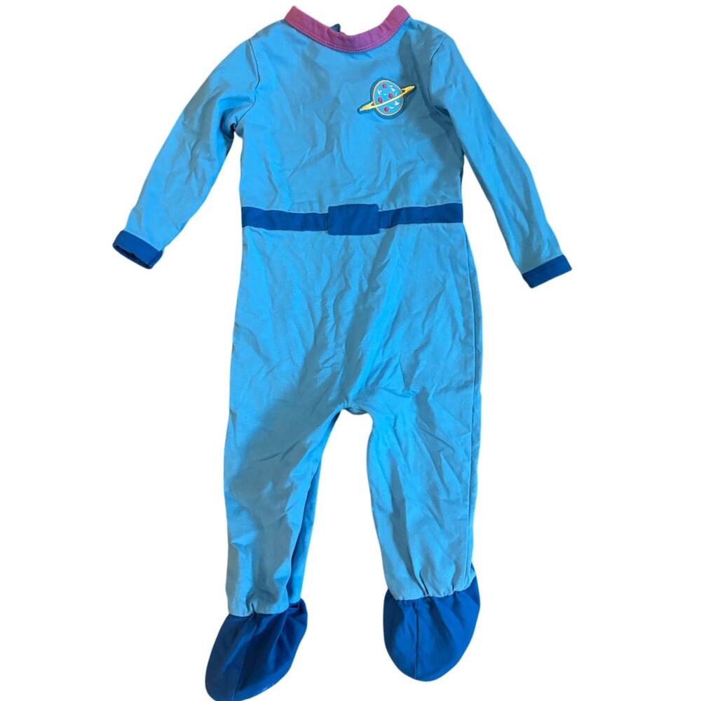 Disney Pixar Toy Story Buzz Lightyear Baby Costume 12-18M Footed Pajamas EUC